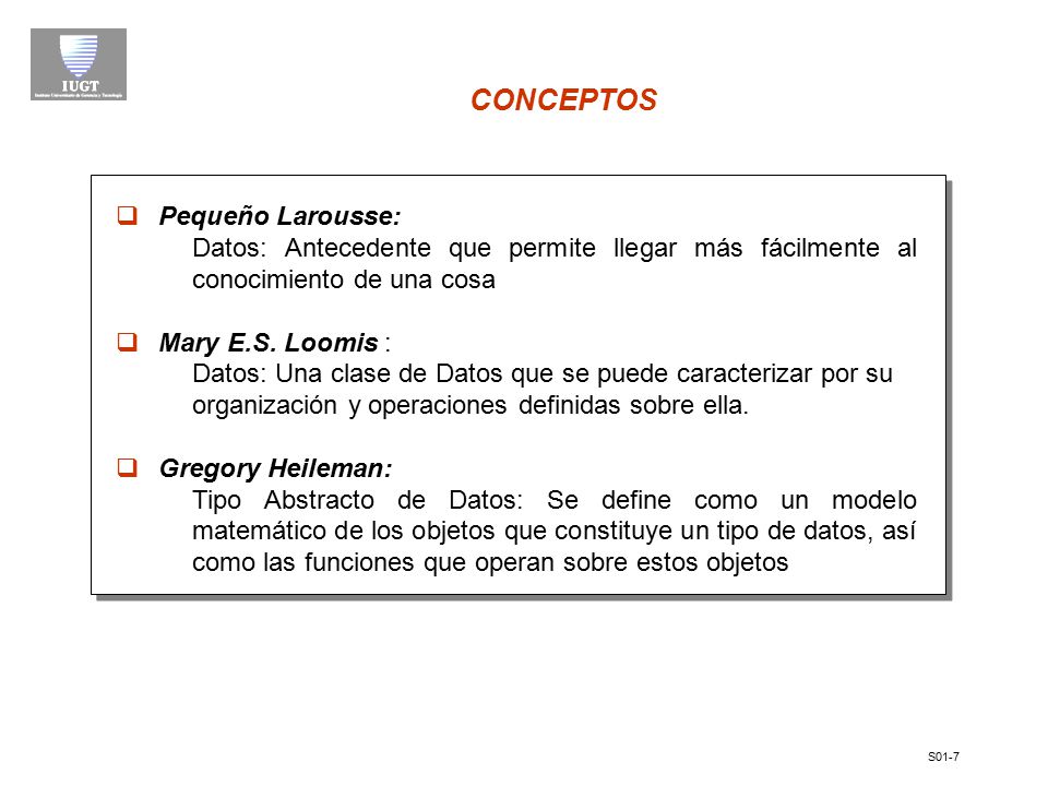 estructura de datos y organizacion de archivos loomis